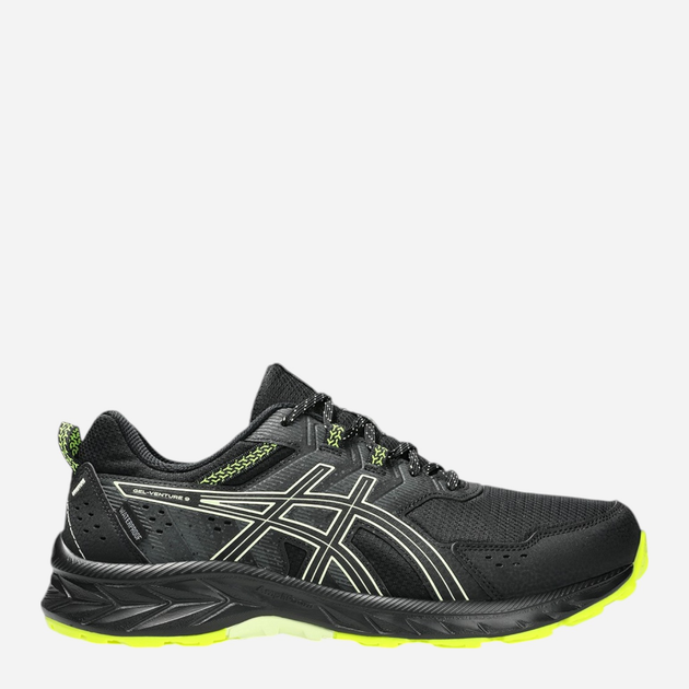 Buty do biegania męskie z amortyzacją ASICS Gel-Venture 1011B705-003 46 (11.5US) 29 cm Czarny/Jasnozielony (4550457727822) - obraz 1