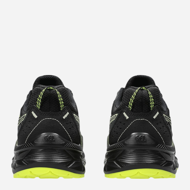Чоловічі кросівки для бігу ASICS Gel-Venture 9 1011B705-003 45 (11US) 28.5 см Чорний/Світло-зелений (4550457727846) - зображення 5