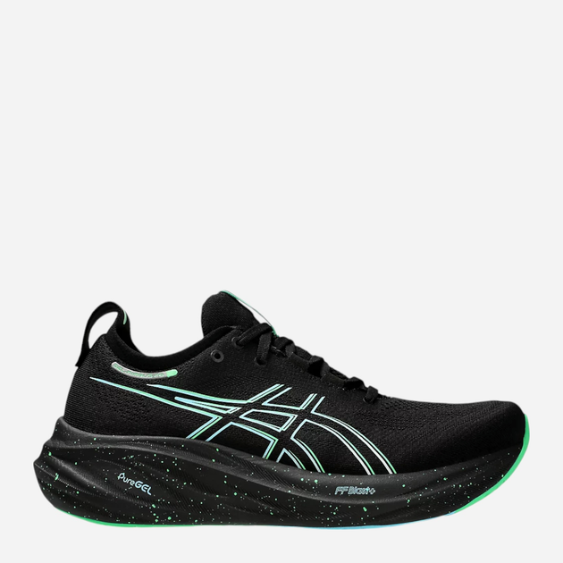 Buty do biegania męskie z amortyzacją ASICS Gel-Nimbus 1011B794-004 44.5 (10.5US) 28.2 cm Czarne (4550457716307) - obraz 1