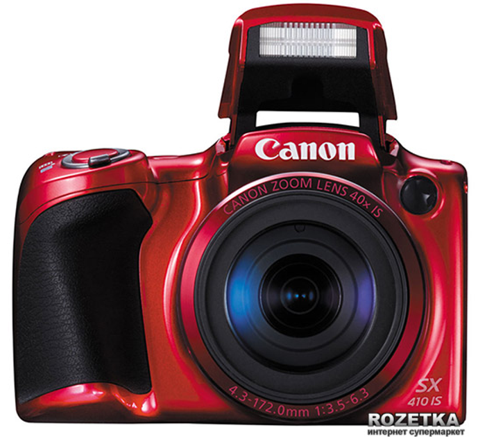 Фотоаппарат Canon PowerShot SX410 IS Red + сумка + карта