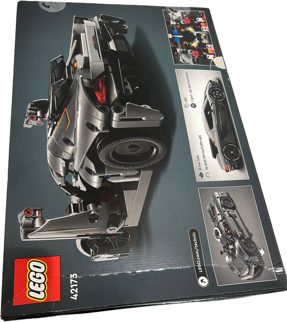 Конструктор Lego Technic Сірий гіперкар Koenigsegg Jesko Absolut 801 деталь (42173) (955555906272057) - Уцінка - зображення 2