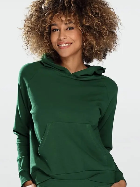 Худі жіноче DKaren Hoodie Seattle M Зелене (5903251457850) - зображення 1