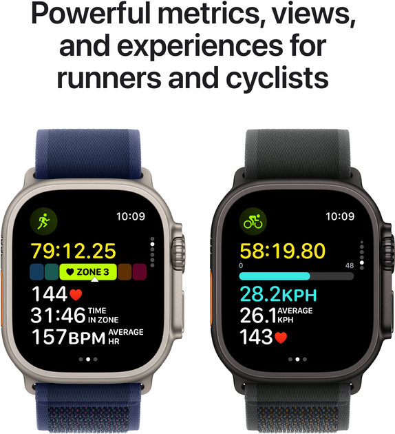 Smartwatch Apple Watch Ultra 2 (2024) GPS + Cellular 49mm Natural Titanium Case with Tan Alpine Loop - Medium (MX4F3) - obraz 4