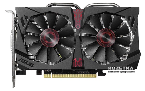Видеокарта Asus PCI-Ex GeForce GTX 750 Ti Strix 4096MB GDDR5