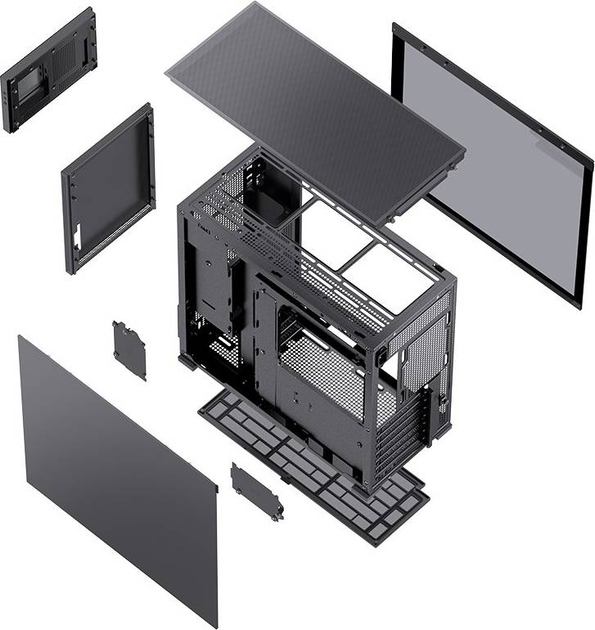 Obudowa Jonsbo D41 MESH Screen ATX Tempered Glass Black (6970620552590) - obraz 12