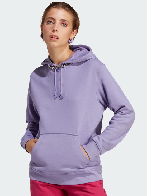 Худі жіноче Adidas Adicolor Essentials Hoodie IA6431 S Фіолетове (4066752072975) - зображення 1