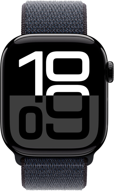 Смарт-годинник Apple Watch Series 10 GPS 42mm Jet Black Aluminium Case with Ink Sport Loop (MWWG3) - зображення 2