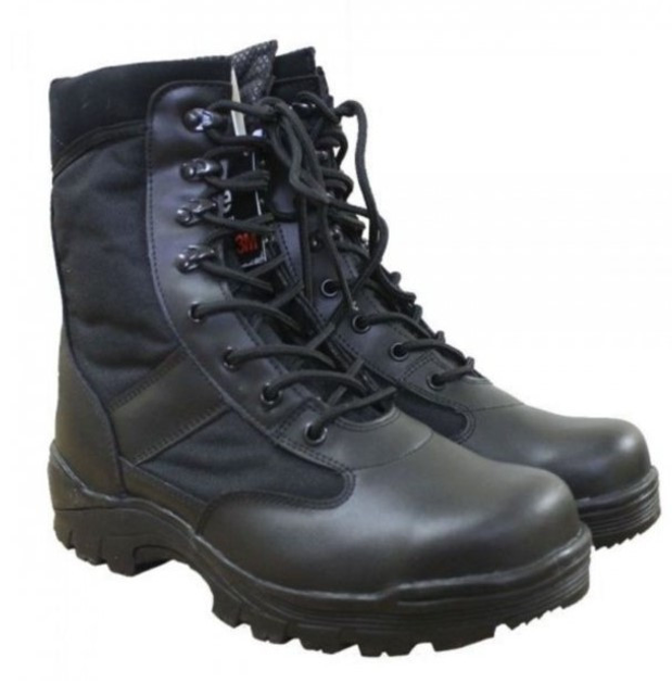 Черевики Тактичні Mil-Tec securitu stiefel Black Black 12837000 - зображення 1