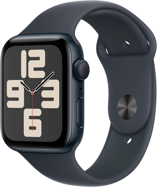 Смарт-годинник Apple Watch SE (2024) GPS 40mm Midnight Aluminium Case with Midnight Sport Band - S/M (MXE73) - зображення 1