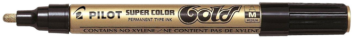 Marker permanentny Pilot Super Color złoty 2 mm SS-GM (4902505088025) - obraz 1