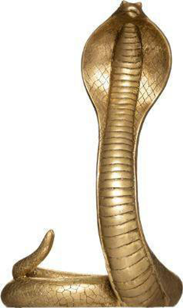 Figurka dekoracyjna Atmosphera cobra złota (3560237552347) - obraz 3