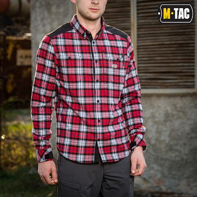 Сорочка M-Tac Redneck Cotton Shirt Red Розмір M/R - зображення 2