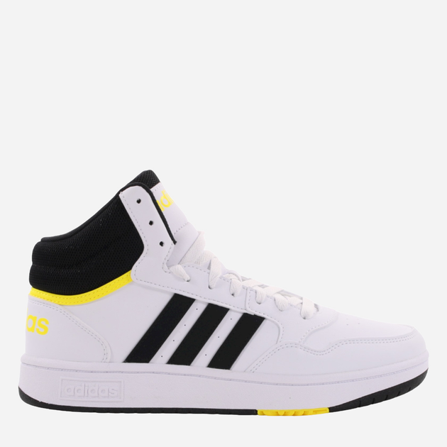 Підліткові кеди для дівчинки adidas Hoops 3.0 Mid K GZ1928 37.5 Білий/Чорний (4065427533698) - зображення 1