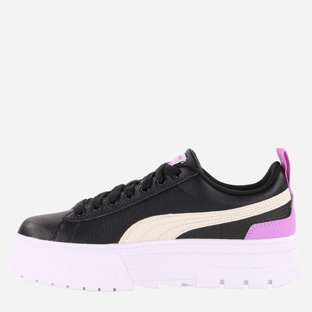 Підліткові кеди для дівчинки Puma Mayze Lth 384527-07 37.5 Чорні (4065449630252) - зображення 2