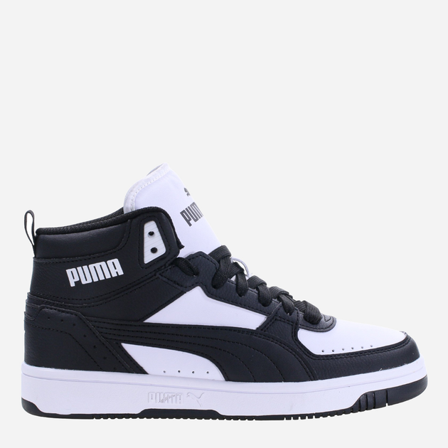 Підліткові демісезонні черевики для хлопчика Puma Rebound JOY J 374687-01 37 Білий/Чорний (4062452970931) - зображення 1