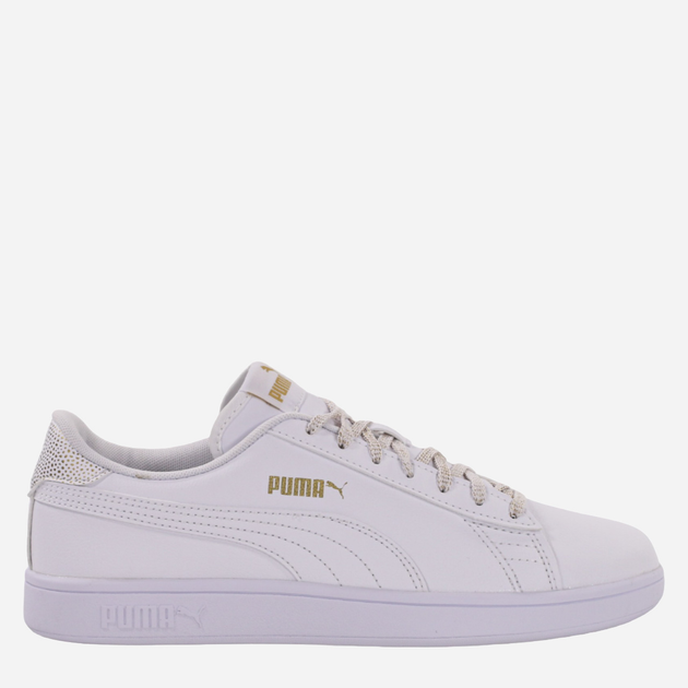 Tenisówki młodzieżowe dla dziewczynki Puma Smash v2 Metallics 386197-01 35.5 Białe (4065449531085) - obraz 1