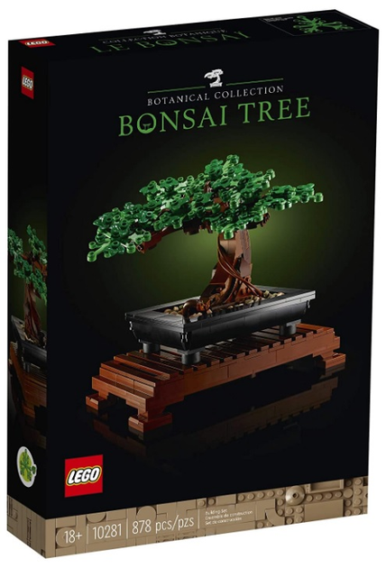 Zestaw klocków LEGO Creator Expert Drzewko bonsai 878 elementów (10281) (955555906093115) - Outlet - obraz 1