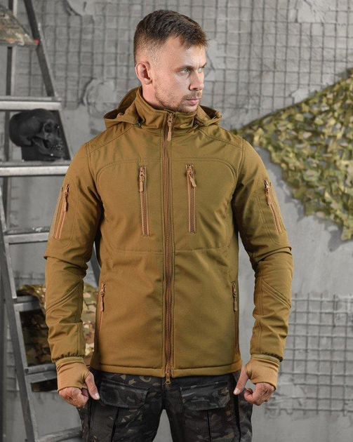 Тактична демісезонна куртка SoftShell Omni-Heat XL койот (88819) - зображення 2