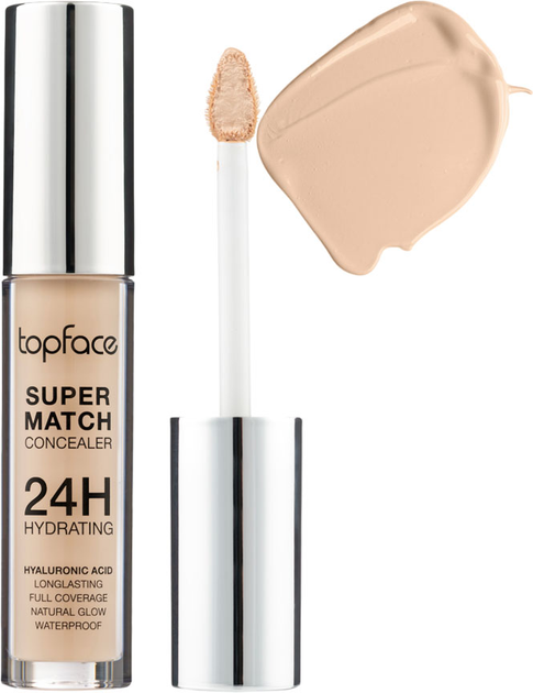 Акція на Консилер TopFace Super Match Concealer 001 Light Natural 6 мл (PT474 (001)) від Rozetka