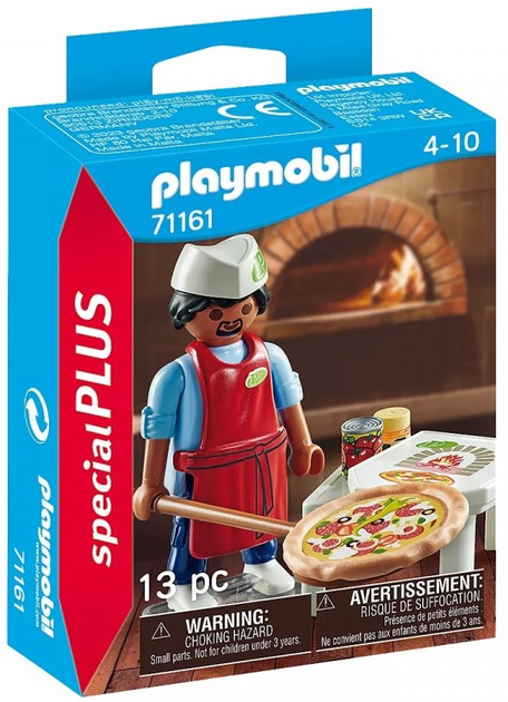 Figurka Playmobil Special Plus - Piekarz pizzy 71161 (4008789711618) - obraz 1