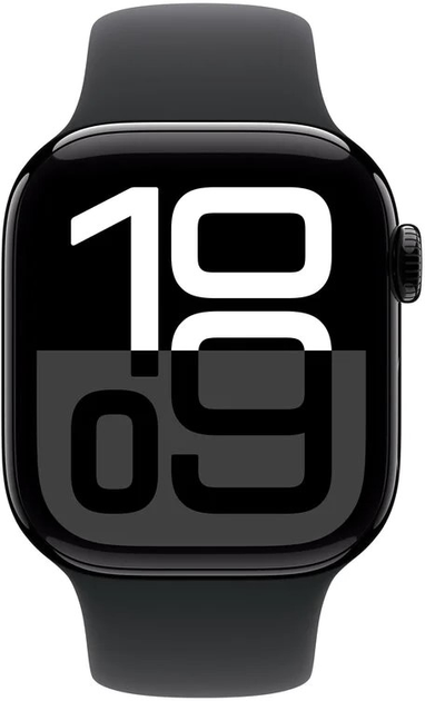 Смарт-годинник Apple Watch Series 10 GPS + Cellular 46mm Jet Black Aluminium Case with Black Sport Band - S/M (MWY33) - зображення 2