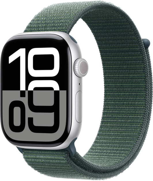 Ремінець Apple Sport Loop для Apple Watch 46mm Lake Green (MXL83) - зображення 1