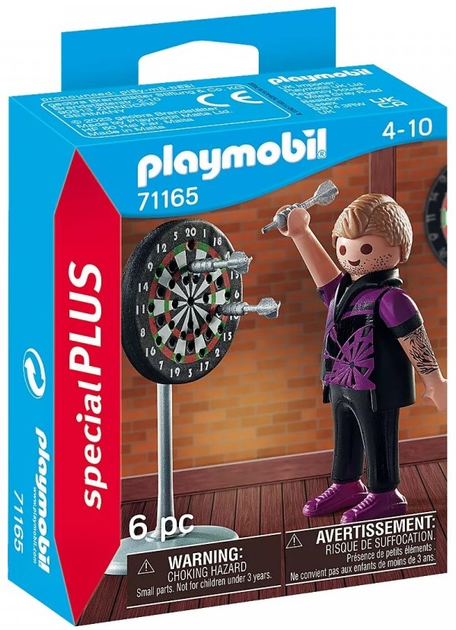 Фігурка Playmobil Special Plus - Гравець у дартс 71165 (4008789711656) - зображення 1