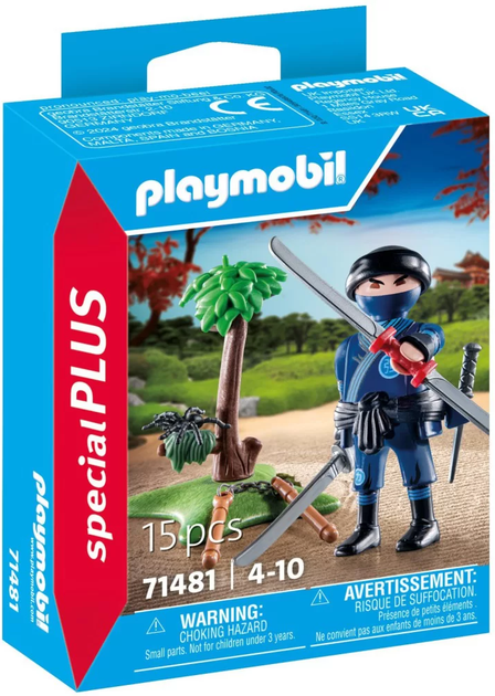 Figurka Playmobil Special Plus - Ninja z uzbrojeniem 71481 (4008789714817) - obraz 1