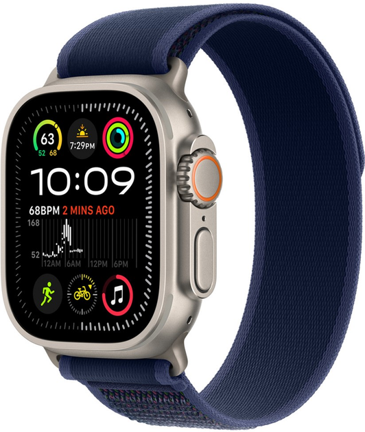 Pasek Apple Trail Loop do Apple Watch 49mm S/M Blue (MXTT3) - obraz 1