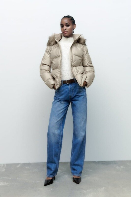 【新品／タグ付き】ZARA WATER AND WIND PROTECTION Куртка жіноча Zara Water and Wind Protection Puffer Jacket
