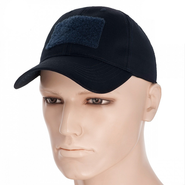 Бейсболка M-TAC Ріп стоп Flex з липучкою M / 55-57 Dark Navy Blue - зображення 1