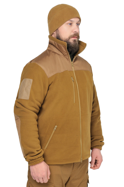 Тактична флісова кофта WinTac Sarmat Fleece 280 гр/м 3XL койот - зображення 2