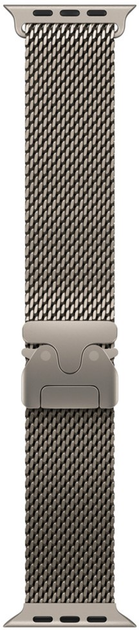 Bransoletka Apple Titanium Milanese Loop do Apple Watch 49mm Medium Natural (MXKD3) - obraz 3