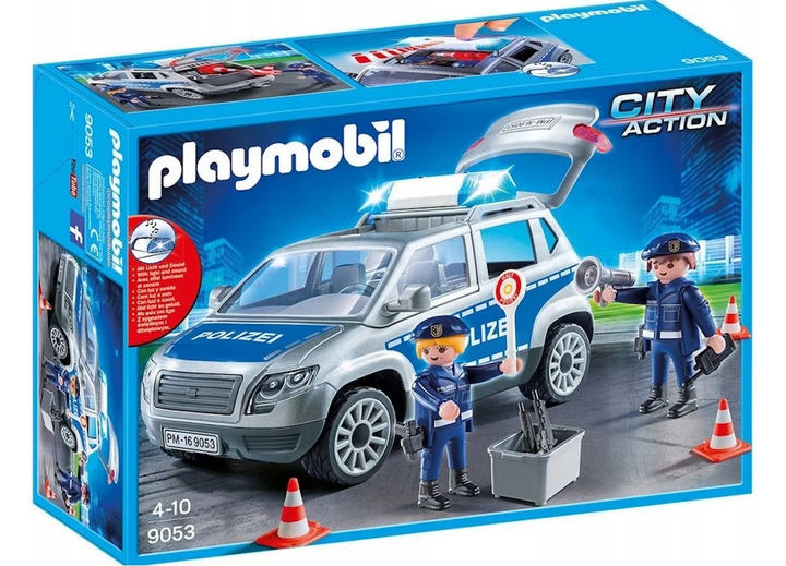 Zestaw figurek Playmobil City Action Policyjny samochód terenowy 9053 (4008789090539) - obraz 1