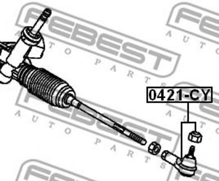 Рулевой наконечник Febest (0421CY) - изображение 2