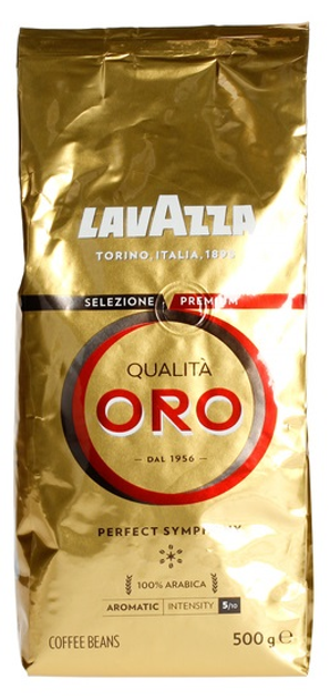 Kawa ziarnista Lavazza Qualita Oro 500 g (8000070019362) - obraz 1