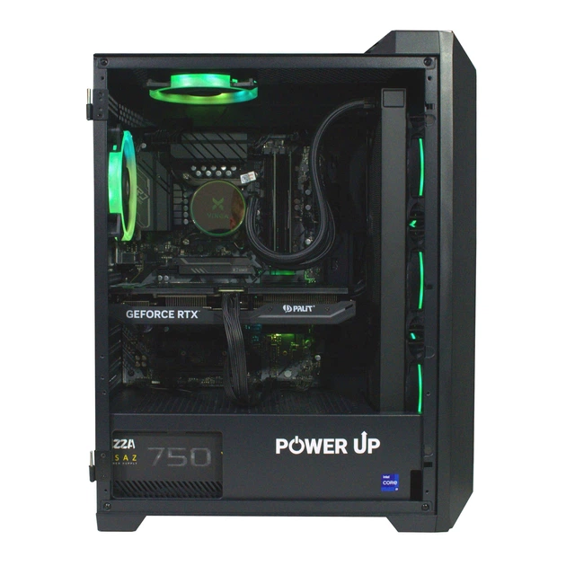 Рабочая станция PowerUp Desktop #298 Core i9 14900K / 128 GB / SSD 2TB / GeForce RTX 3060 12GB для 3D моделирования видеомонтажа рендеринга для инженеров и архитекторов - изображение 5