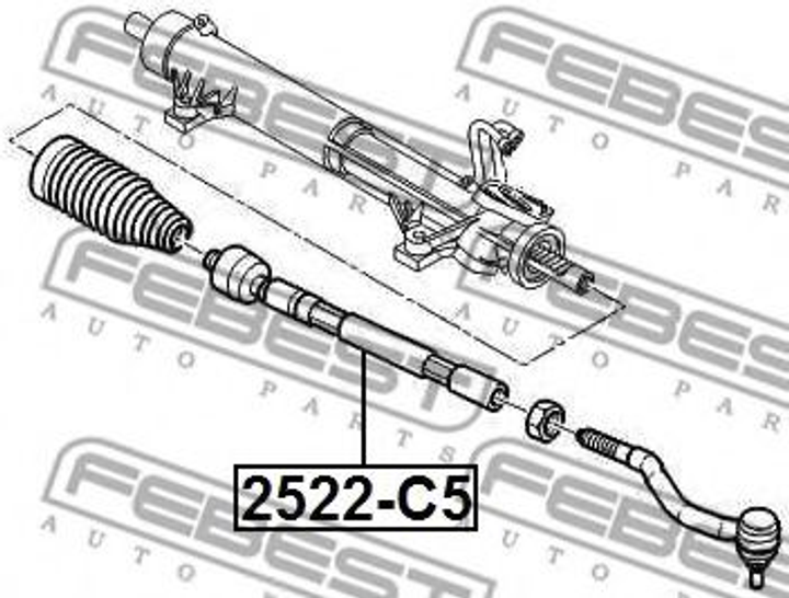 Рульова тяга Febest (2522C5) - зображення 2