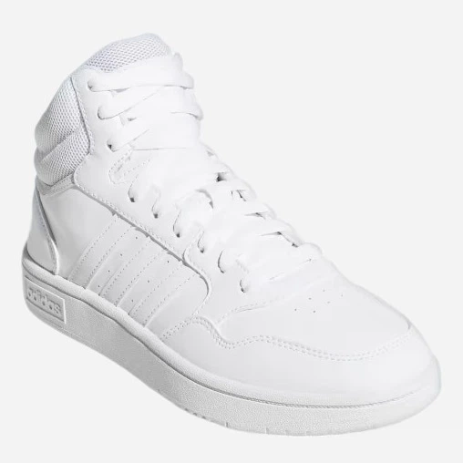 Женские демисезонные ботинки низкие Adidas Hoops 3.0 Mid W GW5457 42.5 (8.5UK) 27 см Белые (195733636753) - изображение 2