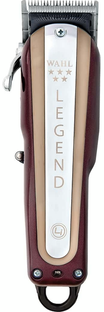 Машинка для стрижки WAHL Legend Cordless, акум., роторний мотор, насадок-8, гребінець, мастило в компл, сталь, бордовий - зображення 2