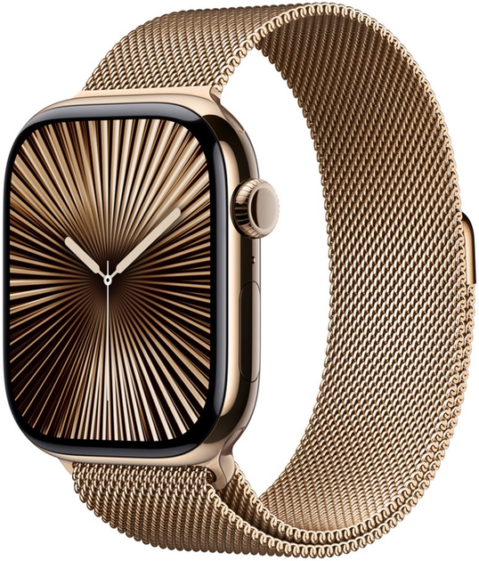 Bransoletka Apple Milanese Loop do Apple Watch 46mm S/M Gold (MC7K4) - obraz 1