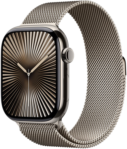 Bransoletka Apple Milanese Loop do Apple Watch 46mm S/M Natural (MC7J4) - obraz 1