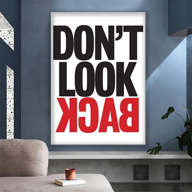 Картина на холсте для интерьера 50х70см - Don't look back - изображение 3