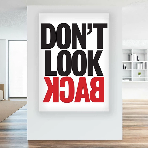 Картина на холсте для интерьера 50х70см - Don't look back - изображение 5