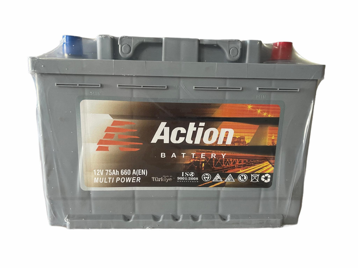 Аккумулятор автомобильный Action Battery 75Ач (L+) 12V/660AEN - изображение 1