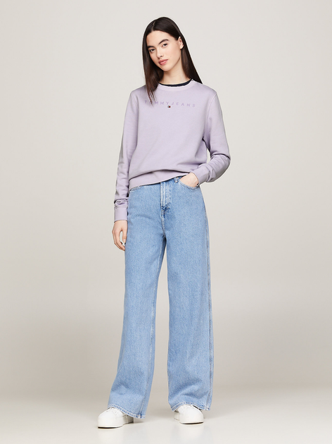 Світшот жіночий Tommy Jeans DW0DW17793-W06 XS Фіолетовий (8720646673759) - зображення 3