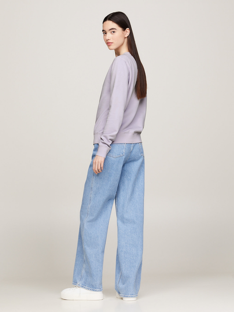 Світшот жіночий Tommy Jeans DW0DW17793-W06 XS Фіолетовий (8720646673759) - зображення 4