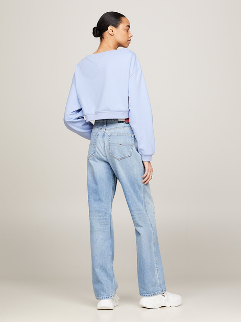 Світшот оверсайз жіночий Tommy Jeans DW0DW17956-C3S M Блакитний (8720646723539) - зображення 4