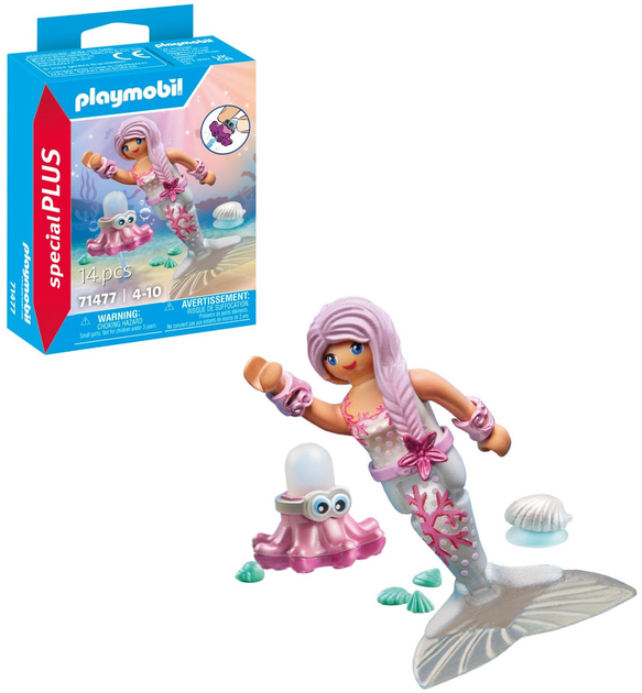 Figurka Playmobil Special Plus - Syrenka z ośmiornicą pryskającą wodą 71477 (4008789714770) - obraz 2