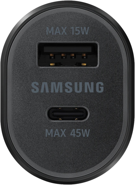 Ładowarka samochodowa Samsung Super Fast Dual Car Charger 15W+45W Black (EP-L5300XBEGEU) - obraz 2